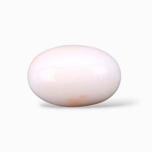 Pink Coral Stone For Sale In Oval Cabochon Shape 21.75 Carats & Size 21x14mm