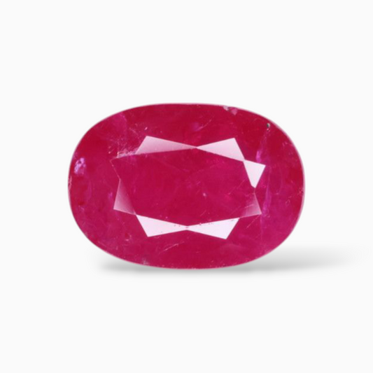 Natural Pink Rubies Gemstone In Oval Shape 3.20 Carats 11x7.7mm Size