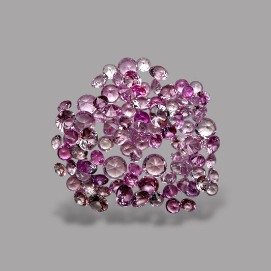 Natural Pink Sapphire Stone From 1mm - 4mm Size Price Per Carats (Total 3 Carats)