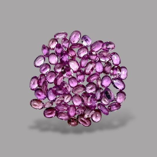 Natural Pink Sapphire Stone From 2mm - 7mm Size Price Per Carats (Total 23.46 Carats)