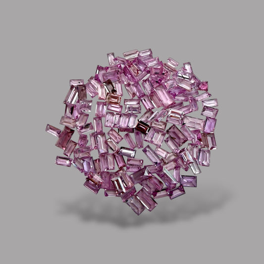 Natural Pink Sapphire Stone From 3-4 mm Size Price Per Carats (Total 20 Carats)