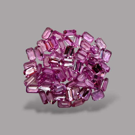Natural Pink Sapphire Stone From 5 x 3 mm Size Price Per Carats (Total 20 Carats)