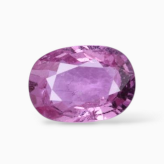 Natural Pink Sapphire Stone In Oval Shape 0.93 Carats & Size 7.1x5.1mm