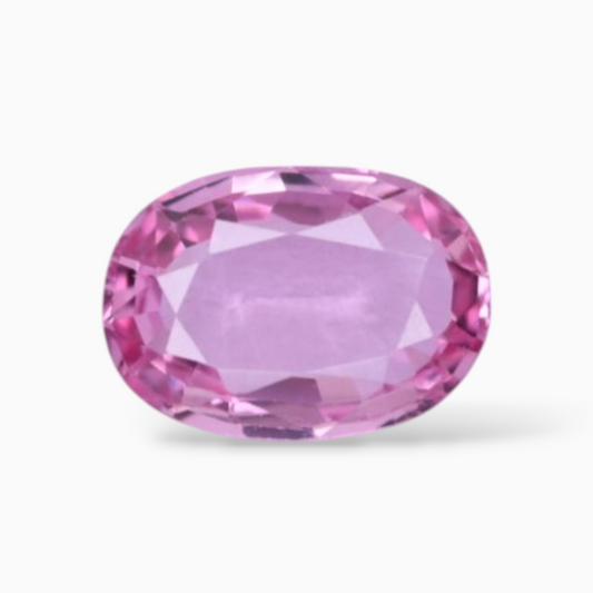 Natural Pink Sapphire Stone In Oval Shape 0.99 Carats & Size 7.2x5.1mm
