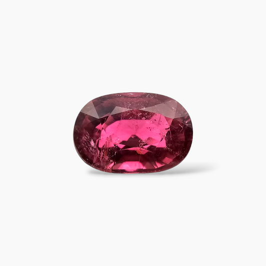 Natural Pink Tourmaline Natural from Africa in 3.91 Carats with 11 by 7 mm