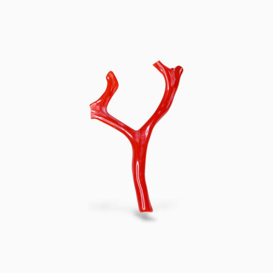 Natural Red Coral Rough With Polish 6.29 Carats