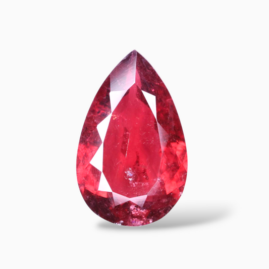 Natural Rubellite Tourmaline Stone 9.80 Carats 19.3x12.1mm