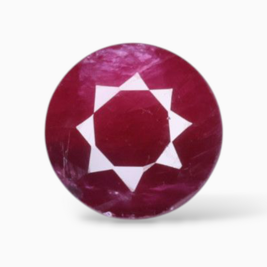 Natural Rubies For Sale In Round Shape 1.41 Carats 6.3mm Size
