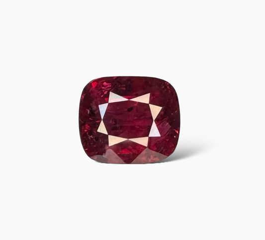 Natural Ruby Cushion Shape Manik Stone 3.01 Carats Mozambique No Heat