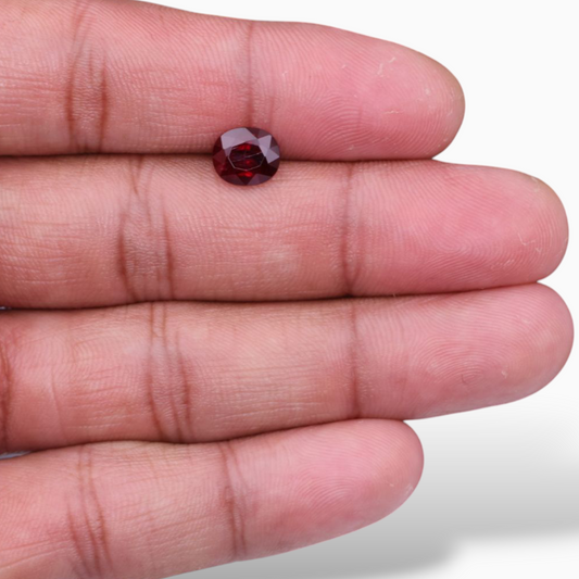 Natural Ruby Stone 2.75 Carats Oval Shape 8.4x7.2 mm Size