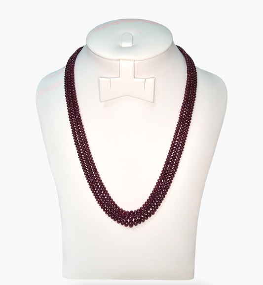 Natural Ruby Beads 430.12 Carats 4-11 mm Round Shape