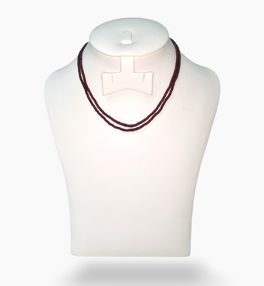 Natural Ruby Beads 81.64 Carats 2-4mm Round Shape