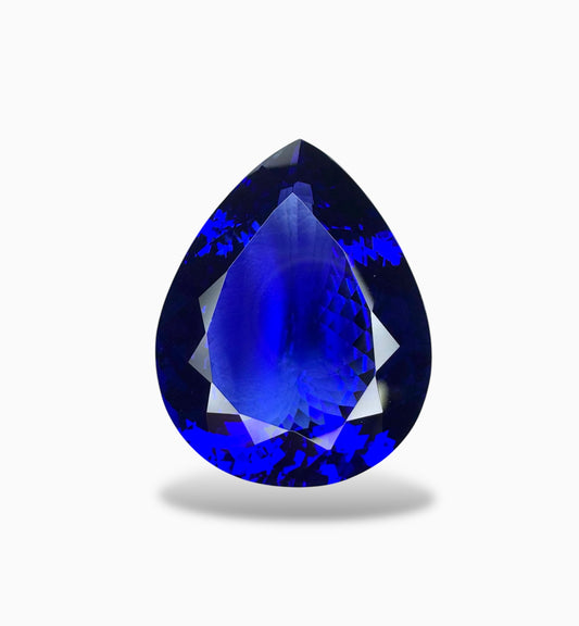 Natural Tanzanite Pear Stone 35.02 Carats 25 X 19.9 mm
