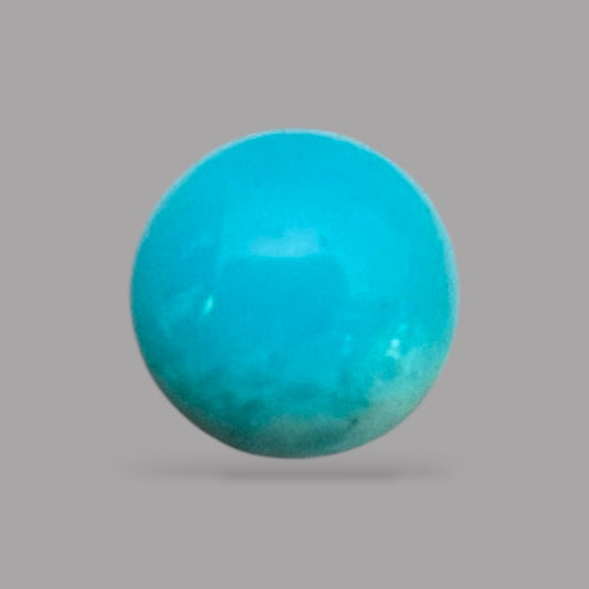 Natural Turquoise 3.35 Carats 10 x 5.5 mm in Round