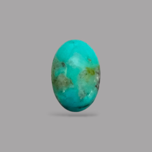 Natural Turquoise For Sale 5.82 Carats 14.8 x 10 x 6.3 mm in Oval