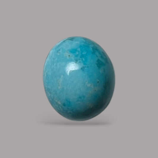 Natural Turquoise Stone 10.31 Carats 15 x 12.6 x 9 mm in Oval