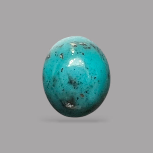 Natural Turquoise Stone 2.21 Carats 9.2 x 7.7 x 6 mm in Oval