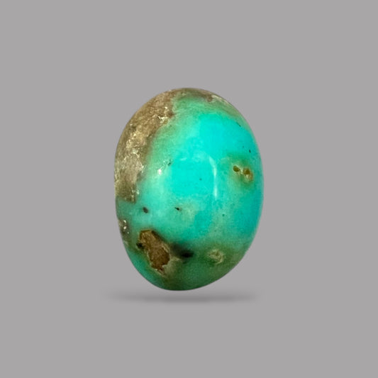 Natural Turquoise Stone 3.76 Carats 11.8 x 8.8 x 5.9 mm in Oval