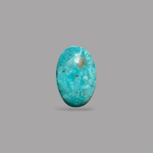 Natural Turquoise Stone 4.89 Carats 14.5 x 9.5 x 4.9 mm in Oval