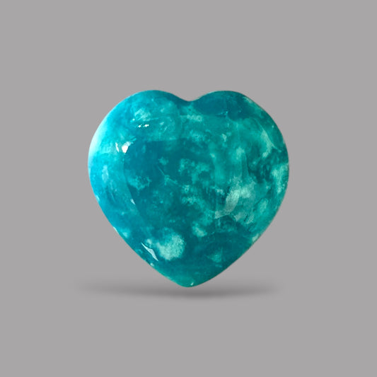 Natural Turquoise Stone 5.02 Carats 12.22 x 12.50 x 4.95 mm in Heart