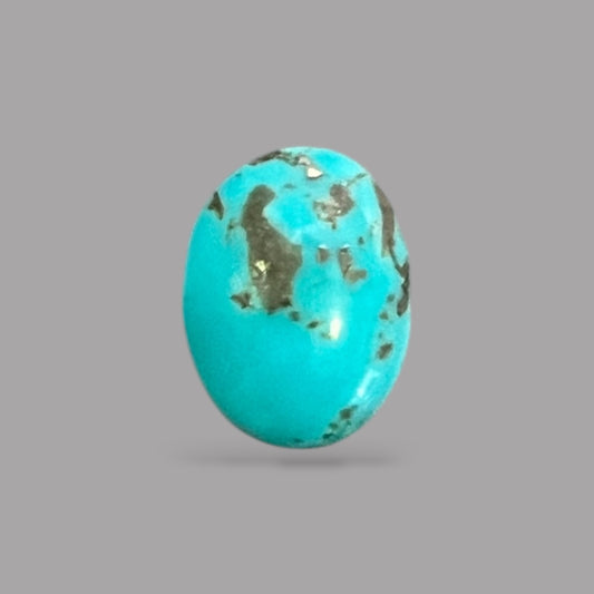 Natural Turquoise Stone 5.35 Carats 13.8 x 10.5 x 4.7 mm in Oval