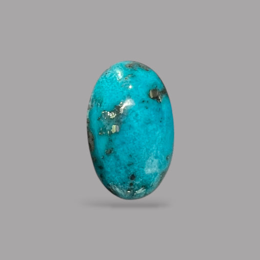 Natural Turquoise Stone 5.81 Carats 15.2 x 9.5 x 5.2 mm in Oval