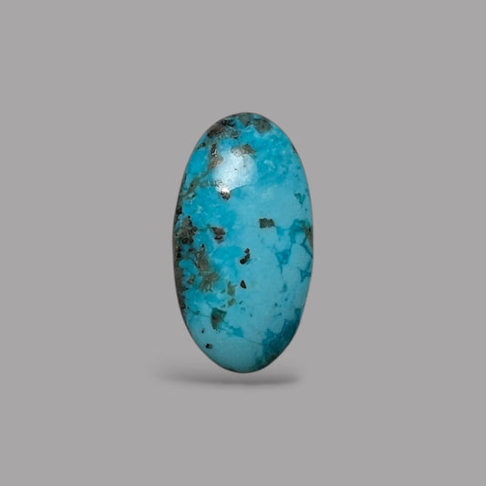 Natural Turquoise Stone 7.21 Carats 18.5 x 10 x 4.8 mm in Oval