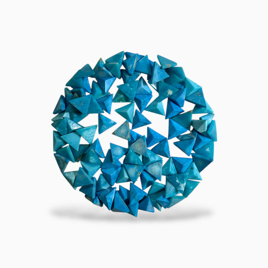 Natural Turquoise Triangle Cut 0.40 - 0.50 Carats 6 mm