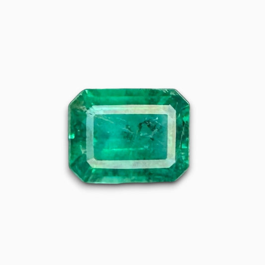 Natural Zambian Emerald Stone 1.81 carat Emerald Cut 9.2x7.3mm