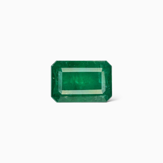 Natural Zambian Emerald Stone  11.09 carat  Emerald Cut  15.8x10.7x70.1 mm