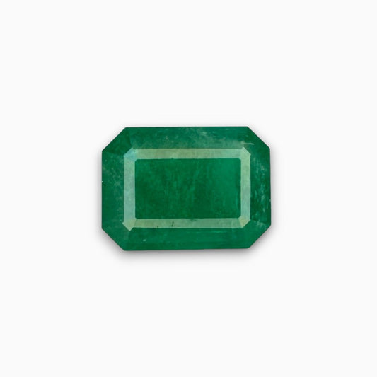 Natural Zambian Emerald Stone 2.02 carat Emerald Cut 9x6.5mm