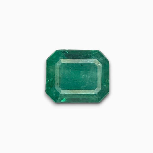 Natural Zambian Emerald Stone 2.10 carat Emerald Cut 8.6x7.2mm