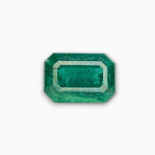 Natural Zambian Emerald Stone 2.93 carat Emerald Cut 9.6x6.7 mm
