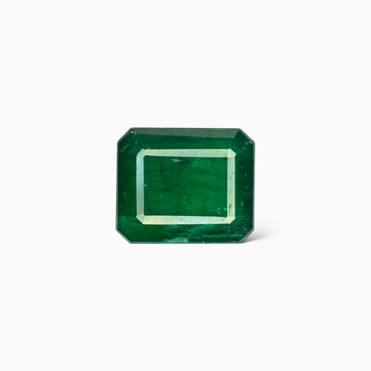 Natural Zambian Emerald Stone  7.97 carat  Emerald Cut  13x11 mm