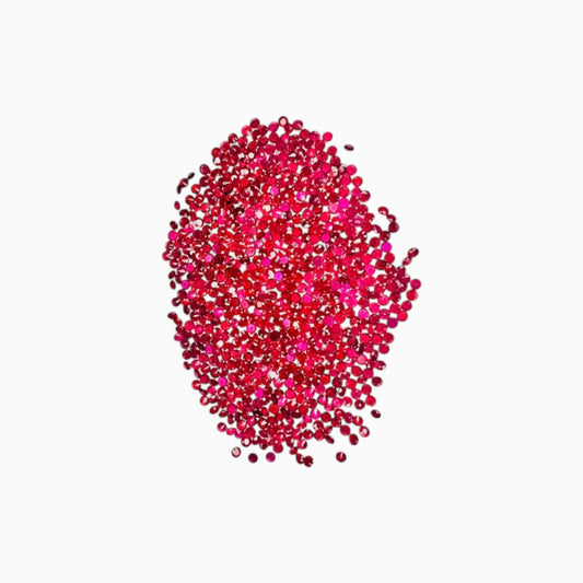 Natural Burmese Ruby Round 0.8mm - 3mm (Manik)