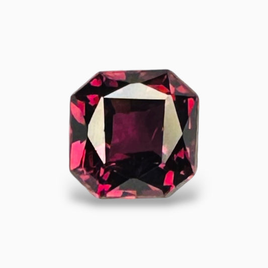 Natural Red Spinel Stone 1.29 Carats Asscher Cut (6.2 mm)