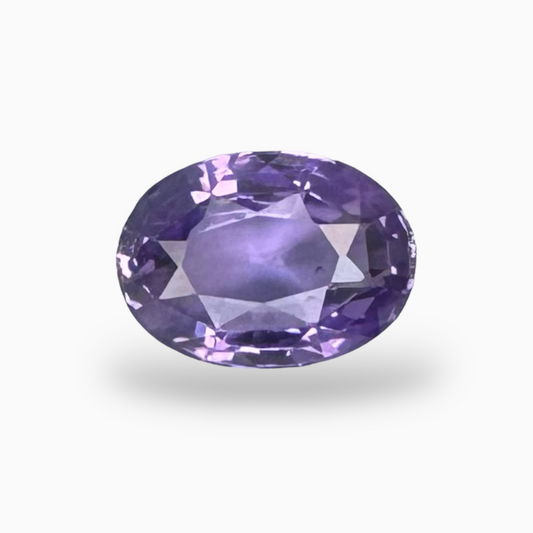 Natural Purple Sapphire Stone Oval 2.30 Carats 9 × 6.5 mm