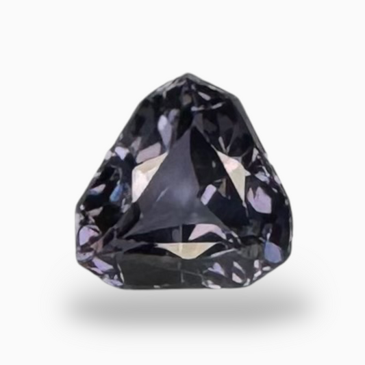 Natural Purple Spinel Stone 1.28 Carats Trilliant Cut (7 mm)