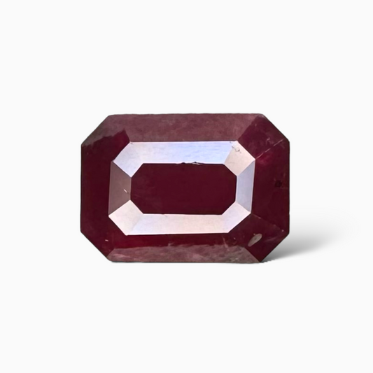 Natural Ruby 2.53 Carat - Emerald Cut From Mozambique