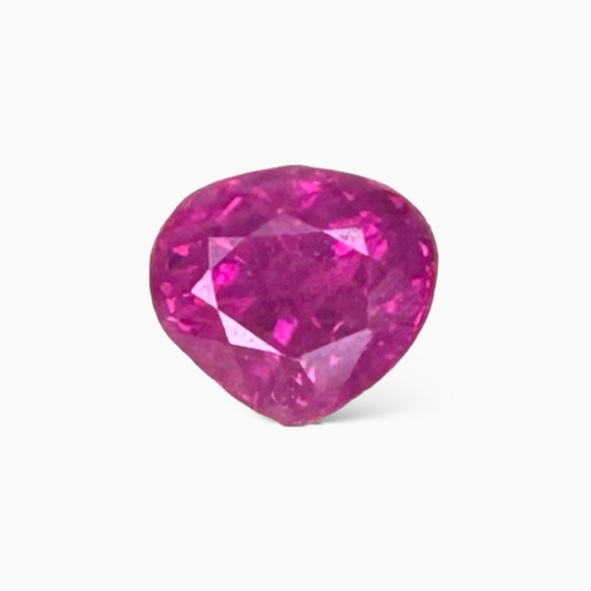 Natural Ruby Gemstone 1.08 Carats from Burma 5.33 x 6.03 x 4.23 mm