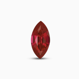 Natural Ruby Marquise Cut 8x4mm, 0.80 Carat from Mozambique Deep Red