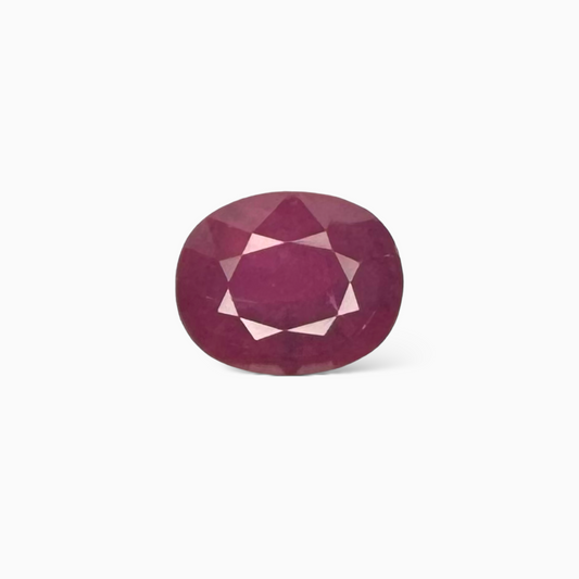 Natural Ruby Oval Cut 2.32 Carat Gem from Mozambique