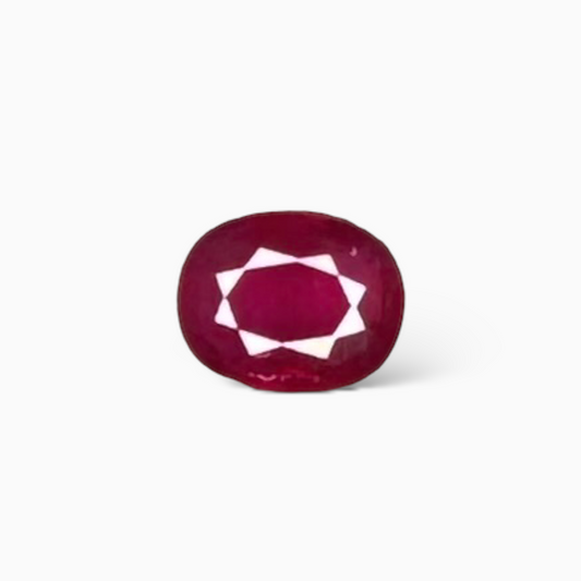 Natural Ruby Oval Shape 1.99 Carats from Mozambique