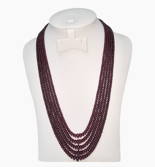 Natural Ruby Beads 958.79 Carats 4-11 mm Round Shape