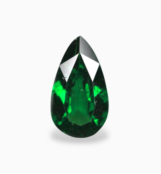 Natural Tsavorite Garnet Stone 1.62 Carats Pear Cut 10.78 x 6.11 x 3.17 mm