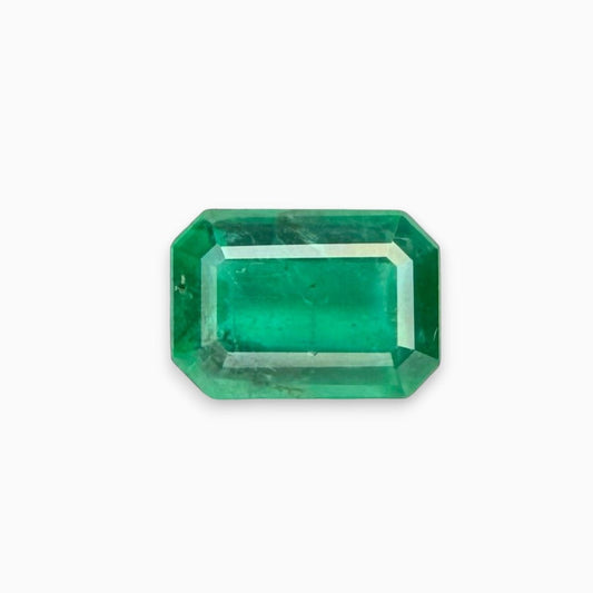 Natural Zambian Emerald Stone 2.49 Carat Emerald Cut 10.5x7.5mm