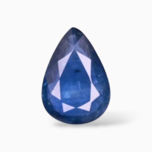 On Sale Blue Sapphire in Pear Shape 0.60 Carats 7x5mm Size