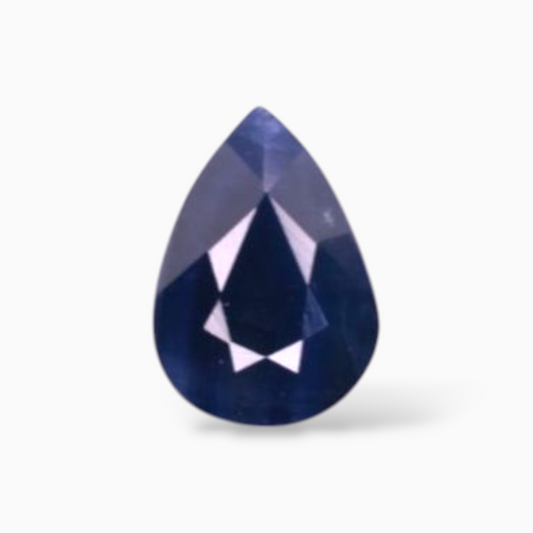 On Sale Blue Sapphire in Pear Shape 0.92 Carats 6.8x4.8mm Size