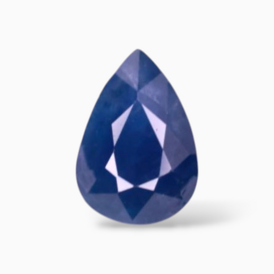 On Sale Blue Sapphire in Pear Shape 0.92 Carats 7x5mm Size