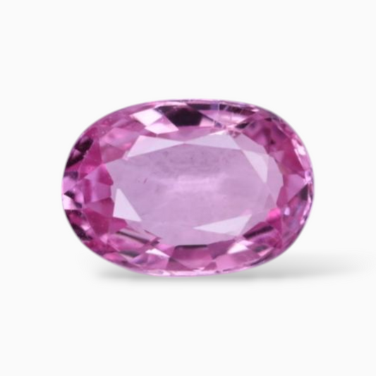 On Sale Natural Pink Sapphire Stone In Oval Shape 1.07 Carats & Size 7.2x5mm